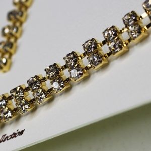 Beautiful Studded Gold Earring & Necklace Set